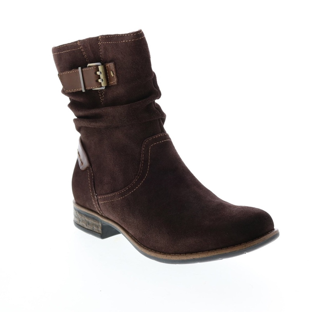 New In a Box Earth Avani 2 Butternut Woman's Brown Suede Boots - Size 8.5 - Picture 1 of 16